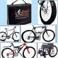 Pushbike, bicycle, bike wheel covers universal Adults & Childs Bike Pair
