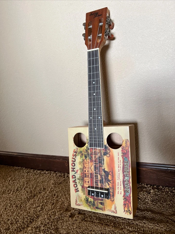 eddy finn cigar box ukulele - Image 3 of 4