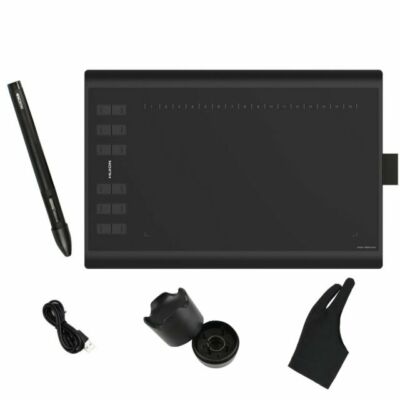 Huion New 1060 Plus Graphic Drawing Tablet USB Pen/ box in poor condition