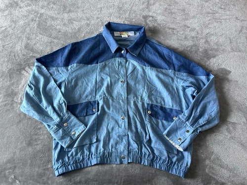 Back To The Future Marty McFly Halloween Costume Jacket XXL Snap Button Front - product listing photo