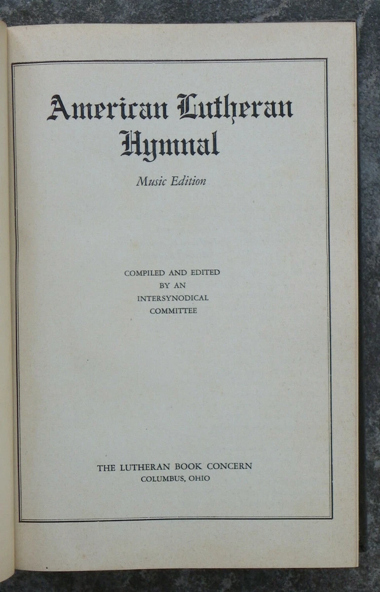 Lutheran Hymnal
