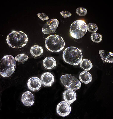 6mm 10mm Clear Acrylic Scatter Table Crystal Diamond Confetti Wedding Decorati Ebay