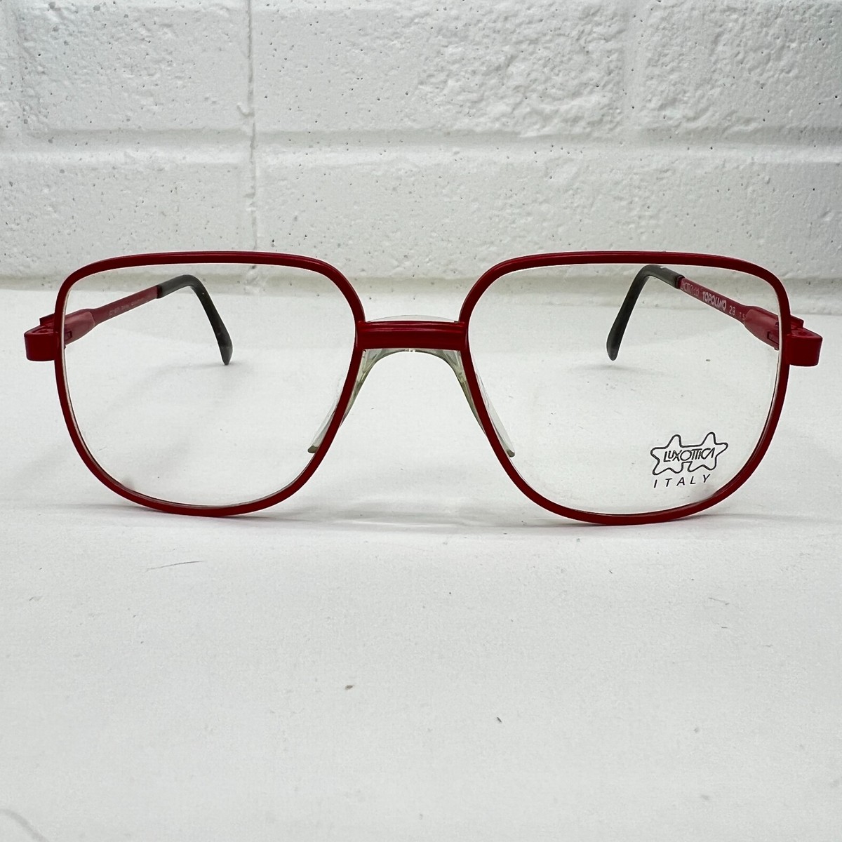 Luxottica Topolina Red Oversized Eyeglasses Walt Disney 