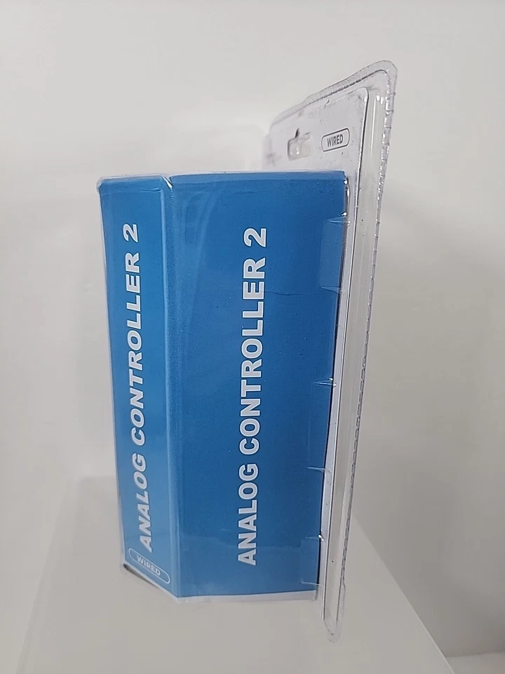 NEW ~ PS1 / PS2 TTX Tech Analog Wired Controller ( Blue ) PlayStation One & Two - Image 2 of 4