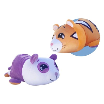 Flip a Zoo Mushmillows Momo Panda to Teller Tiger 15'', NWT Christmas gift