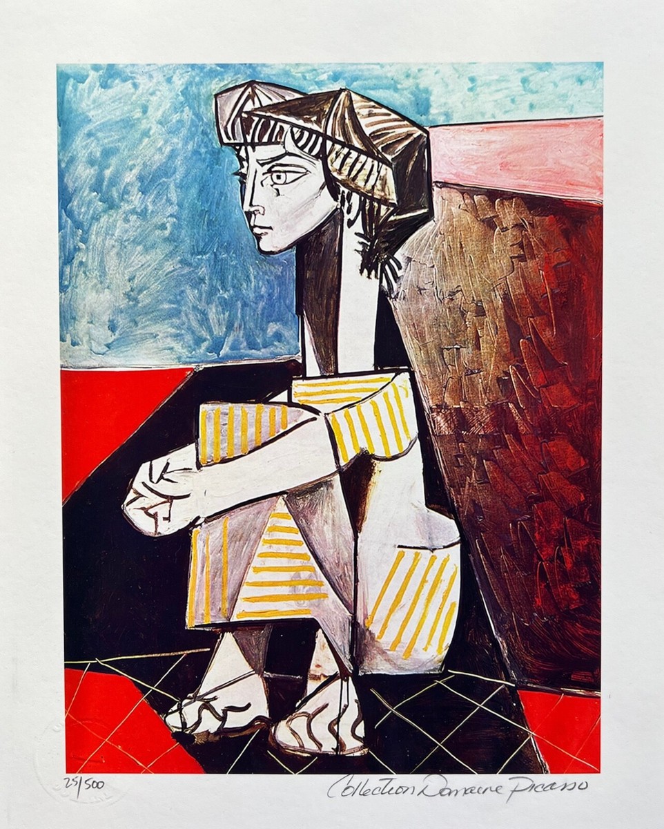 パブロ・ピカソ、Portrait of J. R. with Roses パブロ・ピカソ