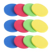 4 Bags Launcher Foam Discs Mini Foam Chips Shooter Toy Replacement Discs