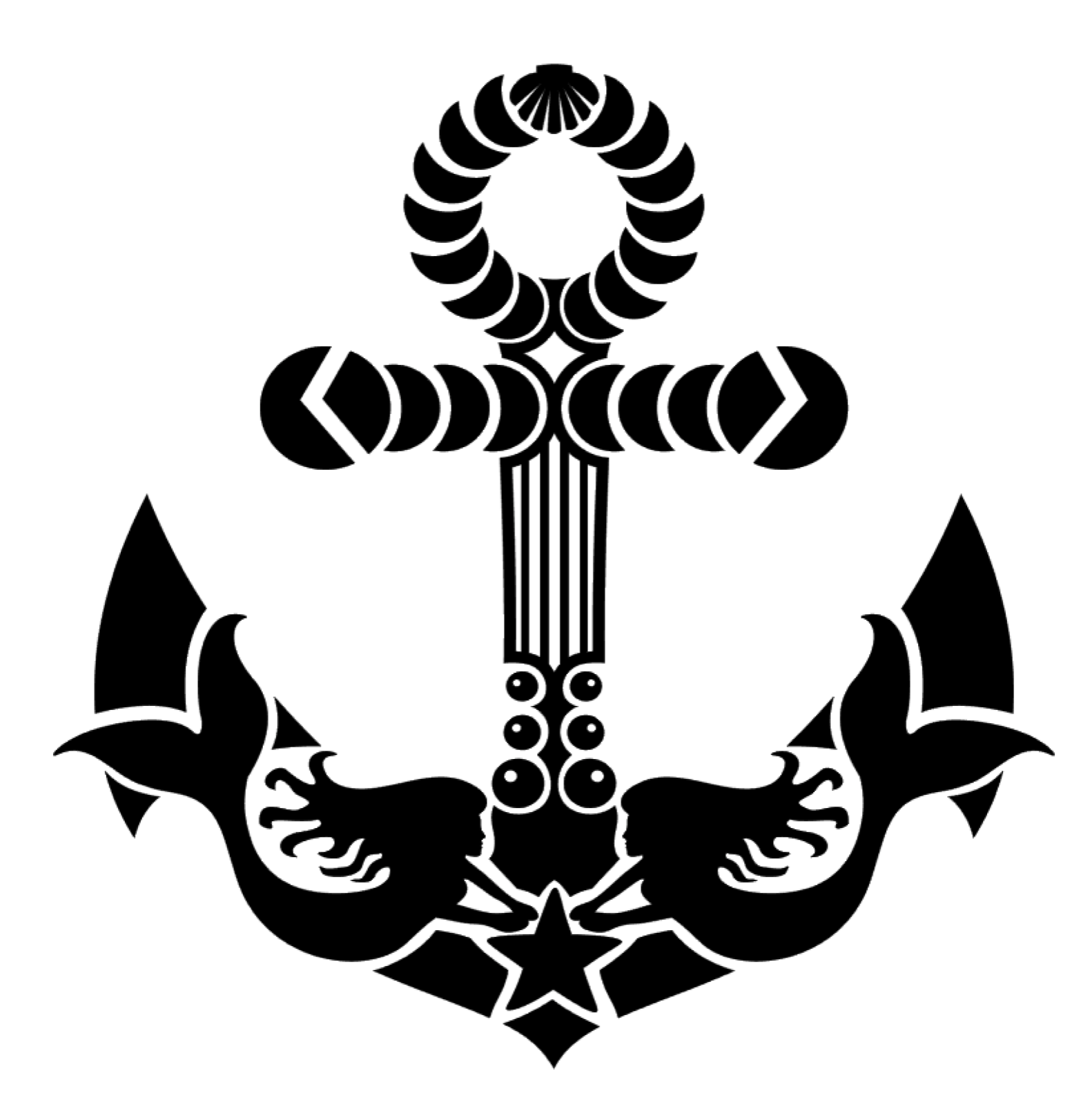 Mermaid Anchor Nautical Vinyl Decal Sticker For Home Cup Car Wall Decor a636