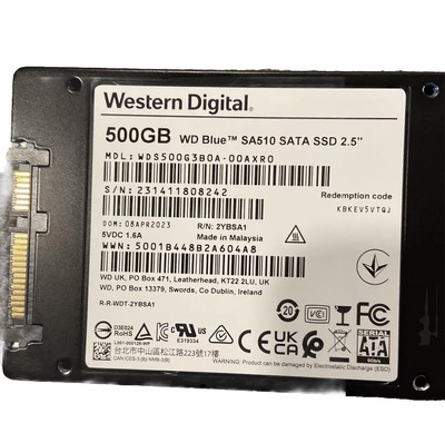 WD SSD 500GB Blue SA510 SATA Internal Solid State Drive-Out Of box-SEE!