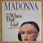 Madonna  Who's That Girl  Vintage Vinyl  Record VG+  RARE 1980'S