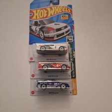 Hot Wheels Audi 90 Quattro #144 HW Turbo 4/5 Lot of 3 Colors Red White & Blue