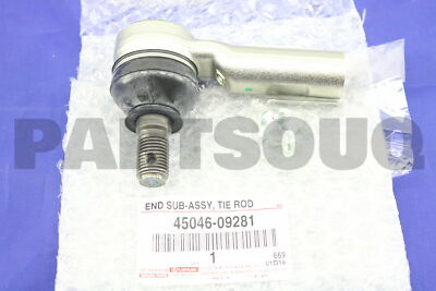 4504609281 Genuine Toyota END SUB-ASSY, TIE ROD, RH/LH 45046