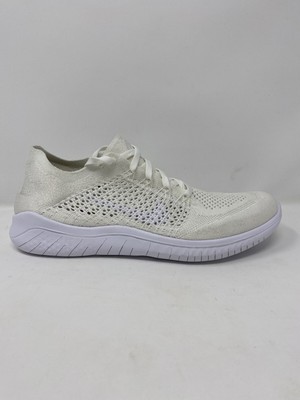 nike free rn flyknit triple white