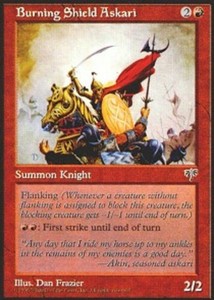 Burning Shield Askari x4 - Mirage - NM-Mint, English - Mirage