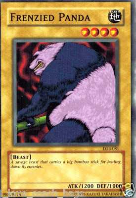 Frenzied Panda LOB-081 X 3 Mint YUGIOH Legend of Blue-eyes White 