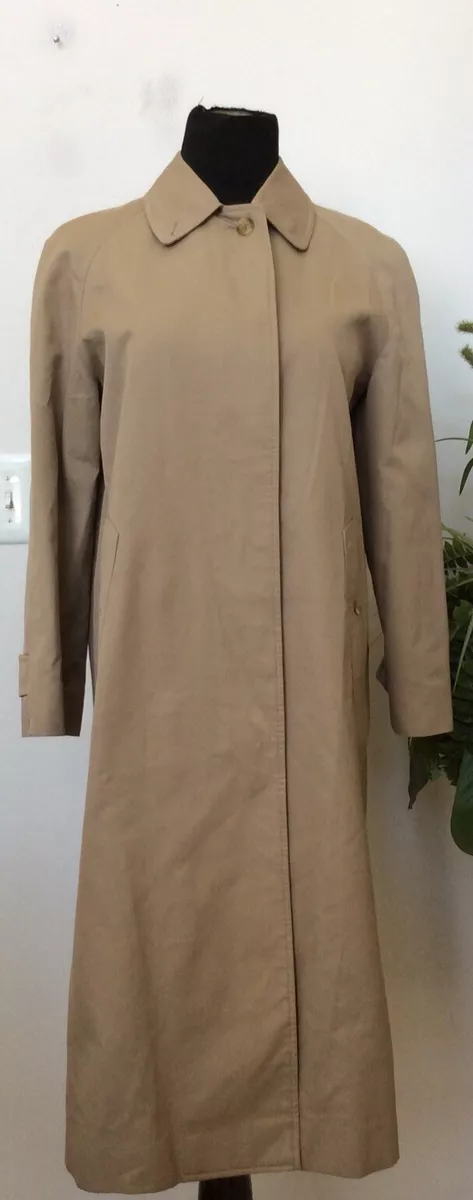 Stænke Leeds Tether Burberry London Women's Pimlico Beige Long Trench Coat Size 8 EUC!  $1,890.00 | eBay