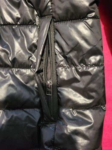 ABRIGO PLUMIFERO LIGERO H&M, HOMBRE, NEGRO, TALLA 48 - Imagen 5 de 6