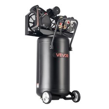 VEVOR 25-Gallon Air Compressor 2HP 5.5 SCFM at 90PSI Max 200PSI Oil-Lubricated
