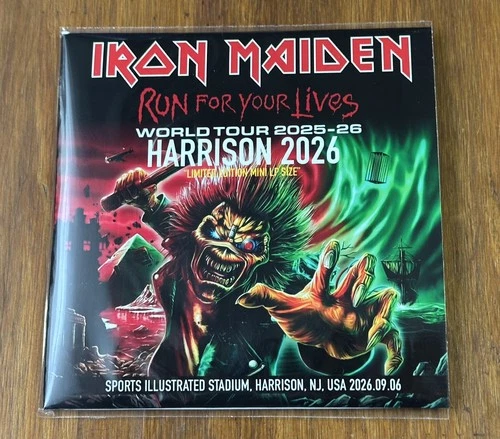 IRON MAIDEN Run For Your Lives  Harrison, NJ 2026 Bruce Dickinson 2CD