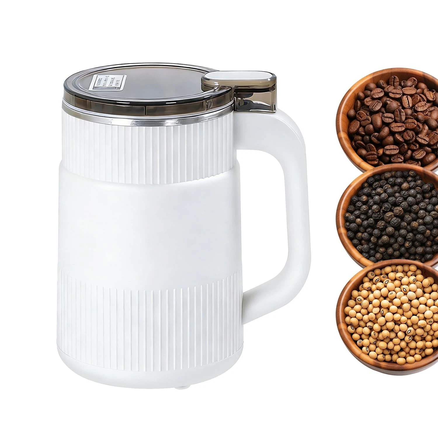 Electric Coffee Grinder & Spice Grinder, 200W Fast Grinding with Stainless St...
