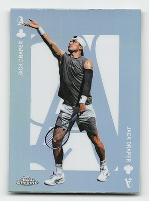 #ad 2025 Topps Chrome #ACE 6 Jack Draper Aces $2.50