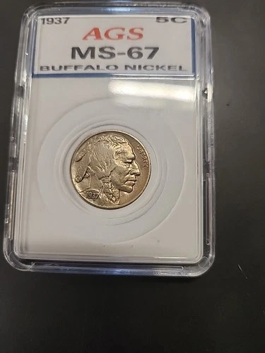 1937 Buffalo Indian Head MS67 AGS