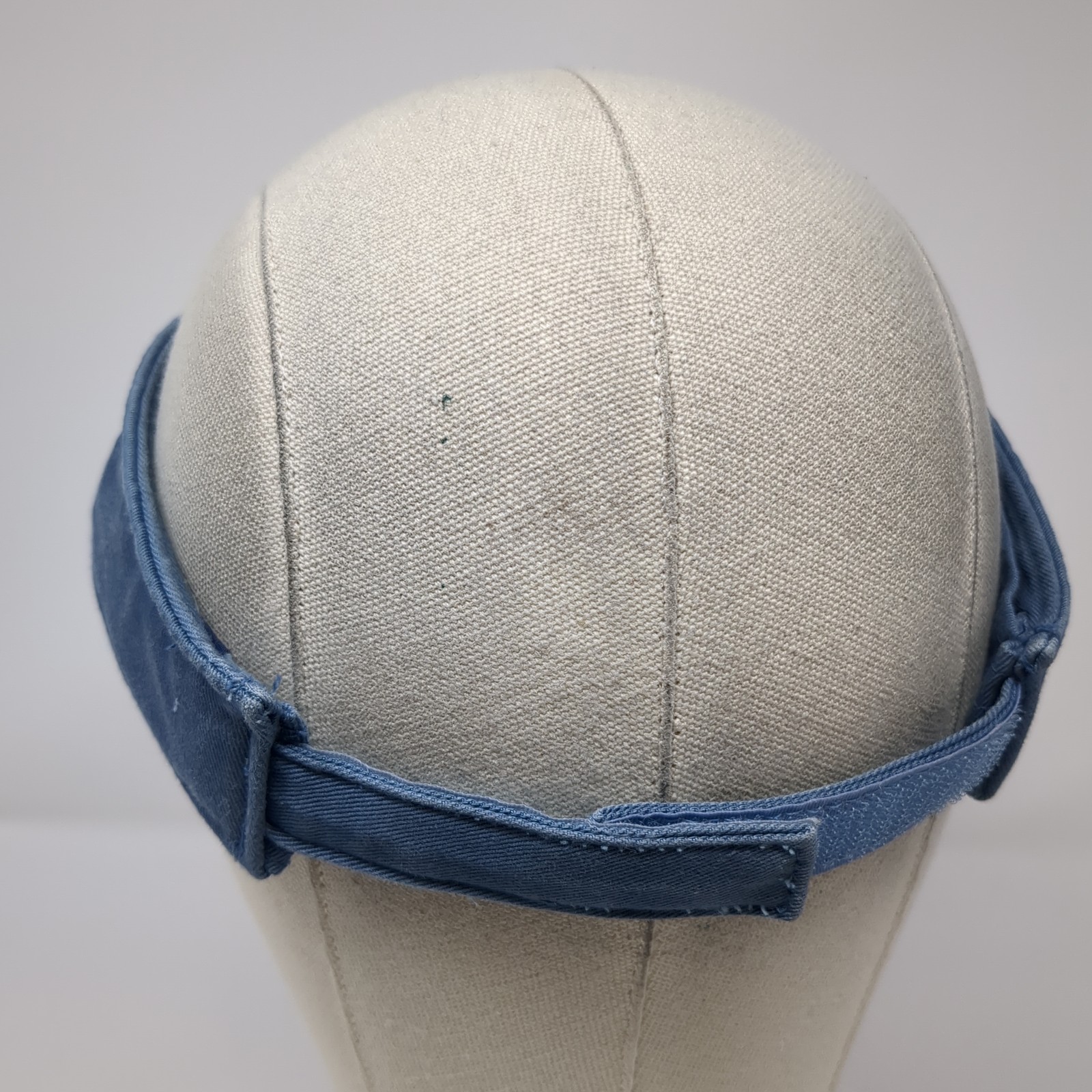 Unbranded Strapback Visor Hat Solid Blue One Size… - image 6