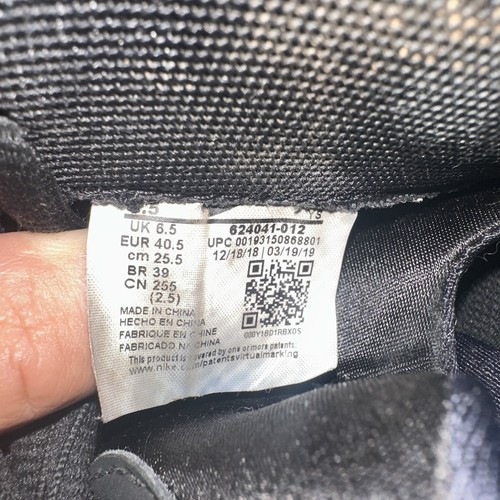 Nike Air Foamposite Pro viola mimetico 2019 taglia 7,5 624041-012 viola nero OG Mid - Foto 13 di 14