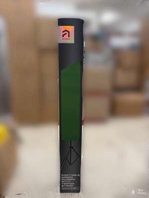 Atrix Portable Green Screen With Tripod Stand BRAND NEW 3.5 ft x 6 ft