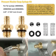 Pressure Washer Chemical Soap Injector Kit for Briggs Replace 190593GS 190635GS