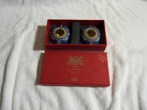St Petersburg Austrian Crystal Candle Holders--Beautiful Condition