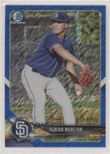2018 Bowman Chrome Prospects Blue Shimmer Refractor 72/150 Adrian Morejon s3g
