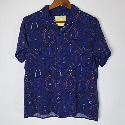 Battle Tested in Exandria Shirt Mens Small Button Up S/S Critical Role DND Axes