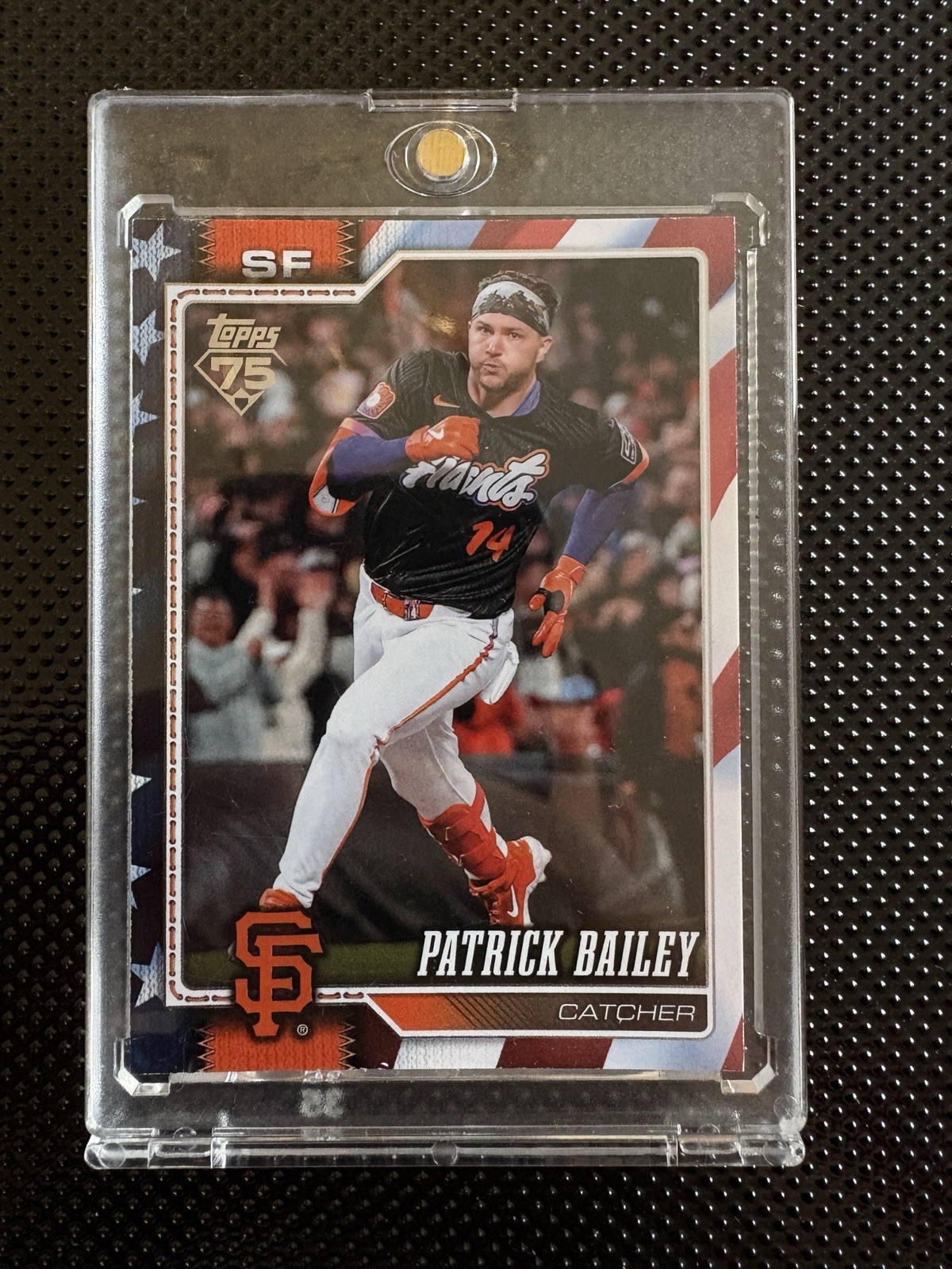 Patrick Bailey 2026 Topps Independence Day Foil Parallel #7 /76 SF Giants