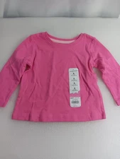 Jumping Beans Pink Cotton Shirt Long Sleeve - Size 6 Months - NEW