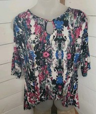 Robert Louis Blouse Open Shoulder Size L Wome...