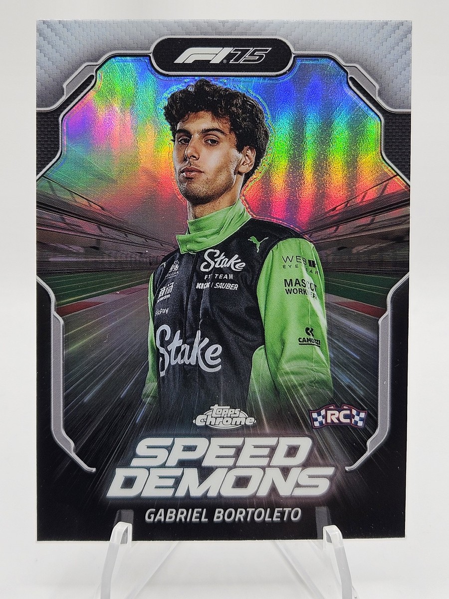 2025 Topps Chrome Formula 1 F1 #SD-10 Gabriel Bortoleto Speed