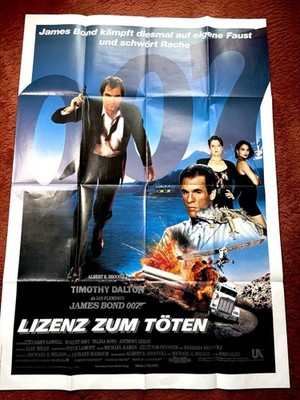 Lizenz zum töten Kinoplakat Poster A0, 84x119cm, James Bond, Dalton, 007