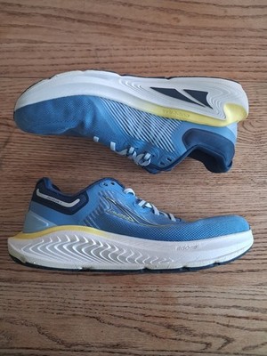 Altra Paradigm 7 Womens Sz 8.5 Wide Blue Yellow Running Shoes AL0A85N7440