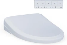 Toto S7A  SW4734AT40#01 Bidet Seat Elongated 15.0625" Width EWATER+ Cotton White