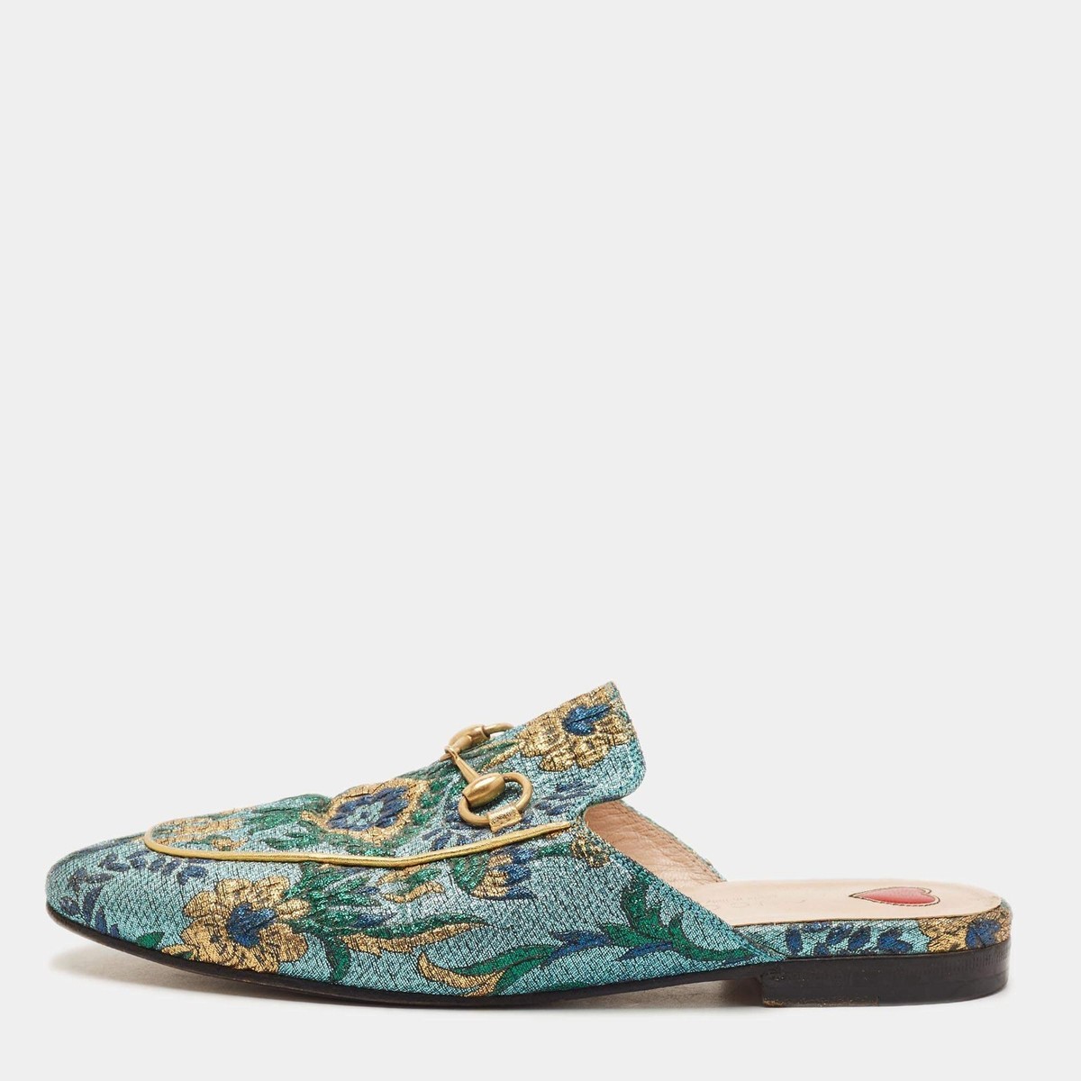 Gucci Princetown Size 36 Multicolor Lurex Fabric Flat Mules | eBay Gucci Princetown Size 36 Multicolor Lurex Fabric Flat Mules | eBay