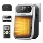 Portable 800W Space Heater with Remote, 12H Timer, ECO Mode, Overheat Protection