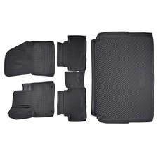 Gummimatten + Kofferraumwanne Set Passend Für Citroen C5 Aircross 2018-2025