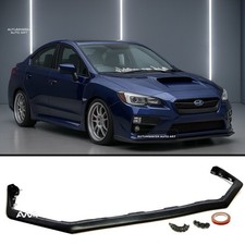 For 15-21 Subaru Wrx Sti V-limited Style 1 Piece Front Bumper Lip Chin Spoiler