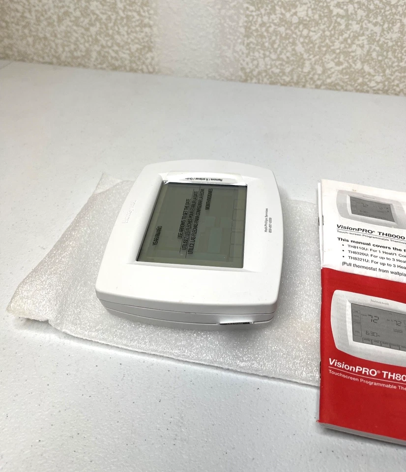 Honeywell TH8320U1008 7-Day VisionPro 8000 Touchscreen Programmable Thermostat - Image 4 of 4