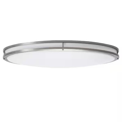 Hampton Bay Brushed Nickel LED Oval Flush Mount - 32 inch (DC032LED)