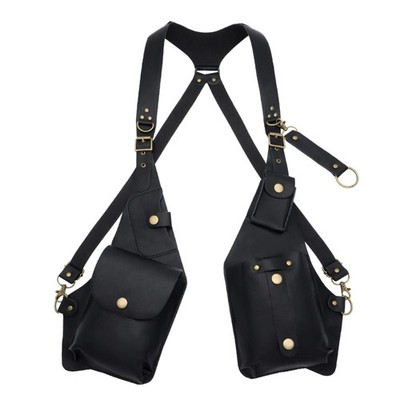 Gothic Inspired Adjustable Shoulder Bag Concealed Pocket Secure Unisex Design