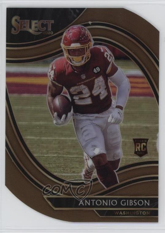 2020 Panini Select Field Level Copper Prizm Die-Cut 206/355 Antonio Gibson 1p0p