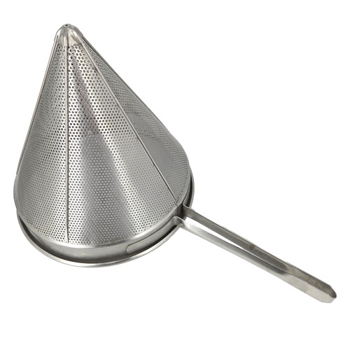 12 in Chinois China Cap Strainer Broth Fine Mesh Commercial Stainless Steel