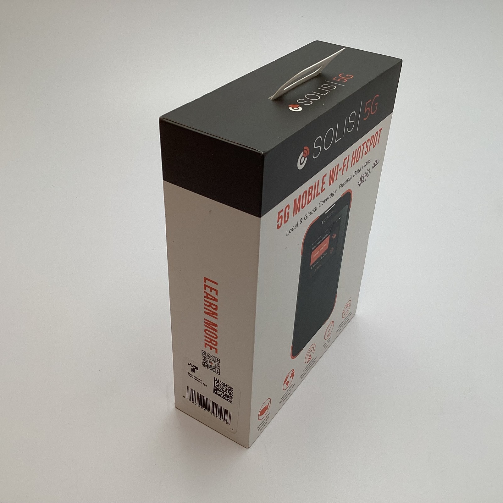 Solis 5G Mobile Wi-Fi Hotspot | Global Local SIM-Free Coverage - New / Sealed